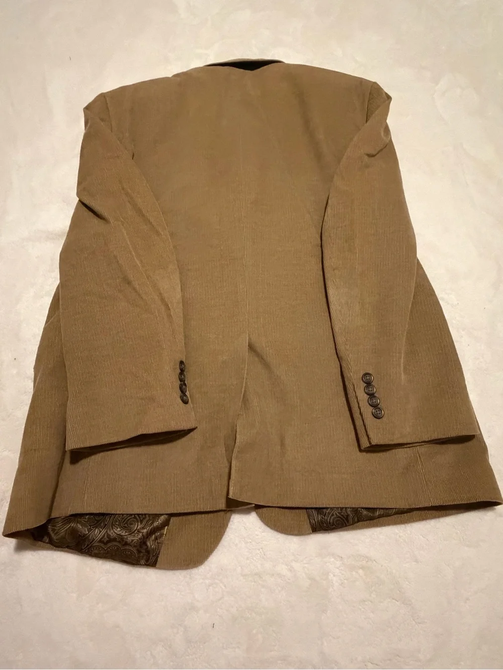 Chaps Tan Corduroy Blazer Sport Coat